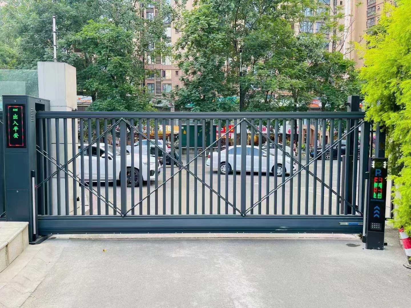 钟楼区电动伸缩门